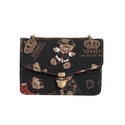 HENNEY BEAR Crown Bear Sling Bag