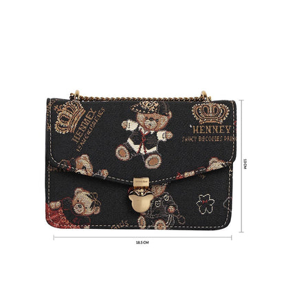 HENNEY BEAR Crown Bear Sling Bag
