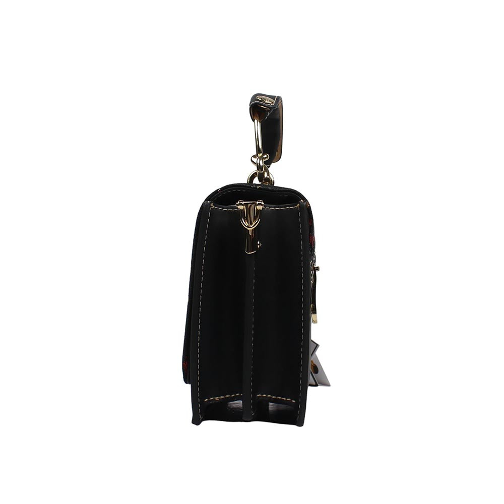 HENNEY BEAR Crown Bear Sling Bag with Detachable Strap