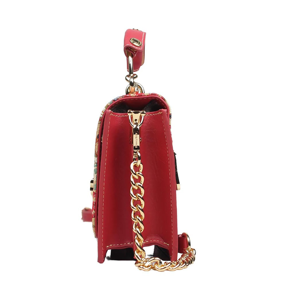 HENNEY BEAR Cute Bear Sling Bag with Detachable Strap