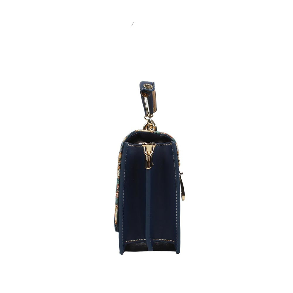 HENNEY BEAR Navy Blue Bear Sling Bag with Detachable Strap