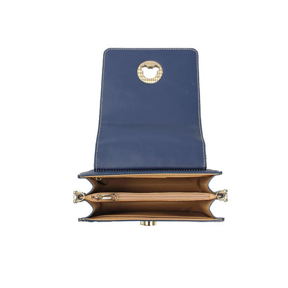 HENNEY BEAR Navy Blue Bear Sling Bag with Detachable Strap