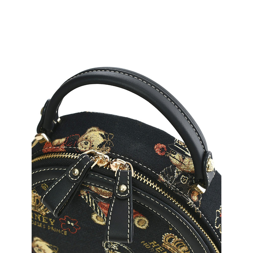 HENNEY BEAR Crown Bear Sling Bag with Detachable Strap