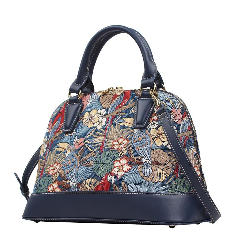 HENNEY BEAR Parrot Song Top Handbag with Detachable Strap
