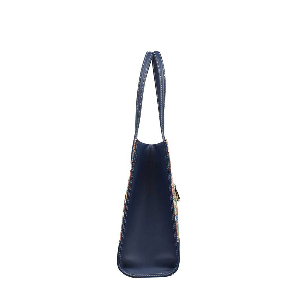 HENNEY BEAR Navy Blue Bear Handbag