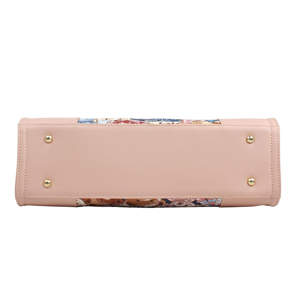 HENNEY BEAR Pink Vincent Bear Handbag