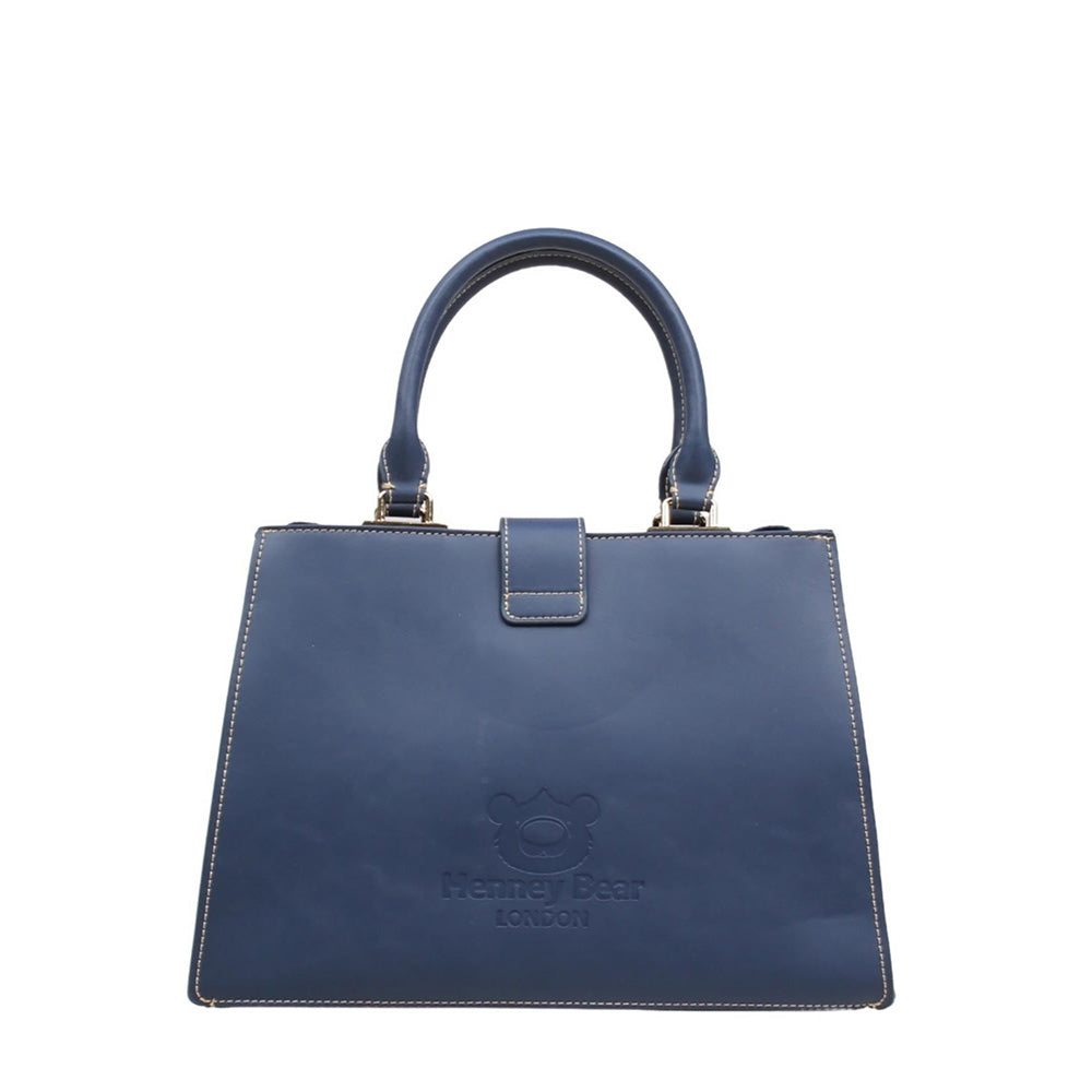 HENNEY BEAR River Sight Top Handbag with Detachable Strap