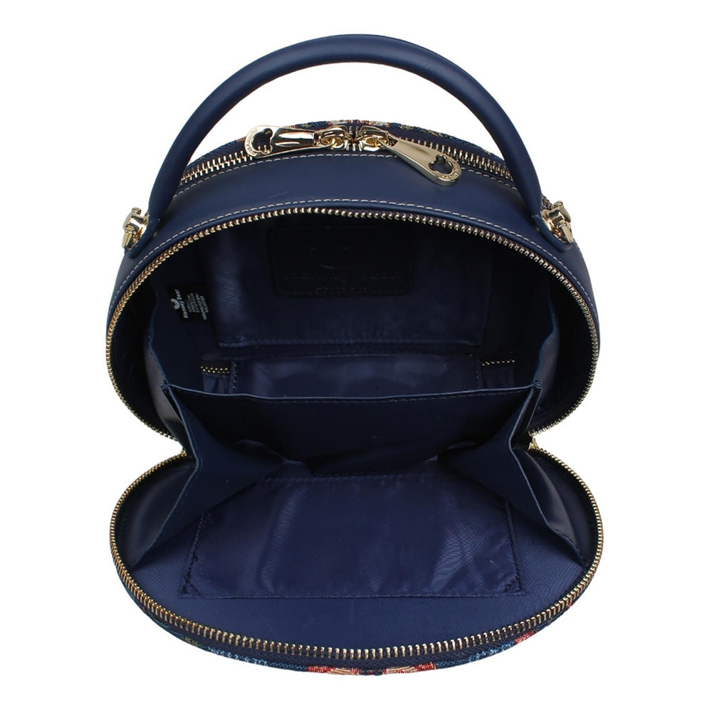 HENNEY BEAR Blue Hummingbird Sling Bag with Detachable Strap