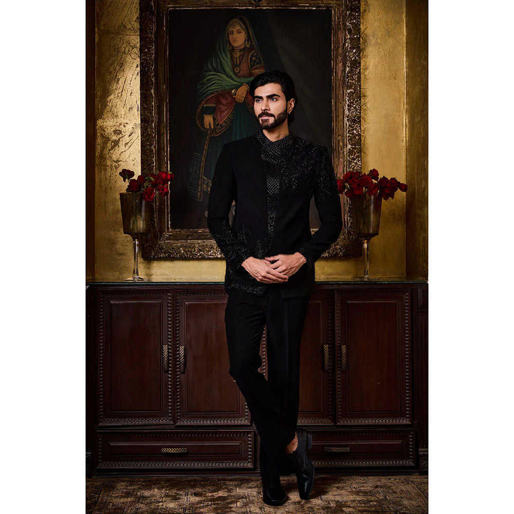 HISTORI Black Indo Jacket with Pant