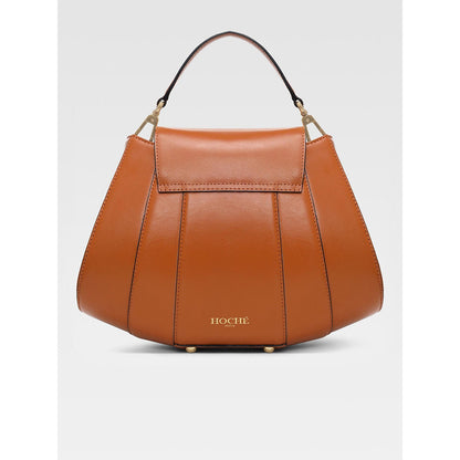 Hoche Paris Brioche Mini Top Handle Leather Handbag - Black