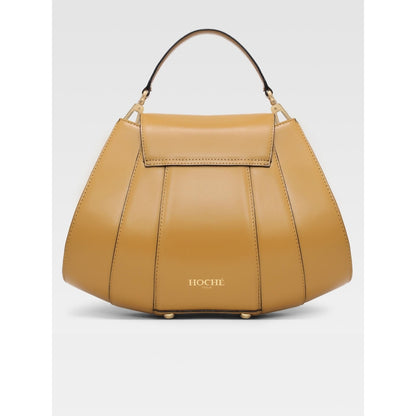 Hoche Paris Brioche Mini Top Handle Leather Handbag - Tan