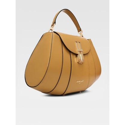 Hoche Paris Brioche Mini Top Handle Leather Handbag - Tan