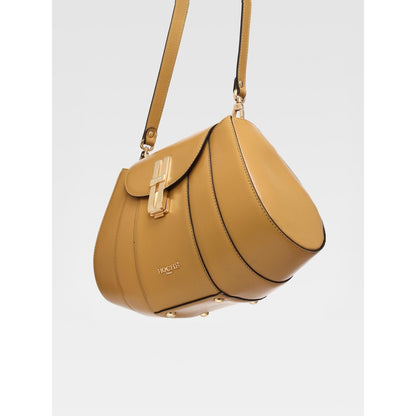 Hoche Paris Brioche Mini Top Handle Leather Handbag - Tan