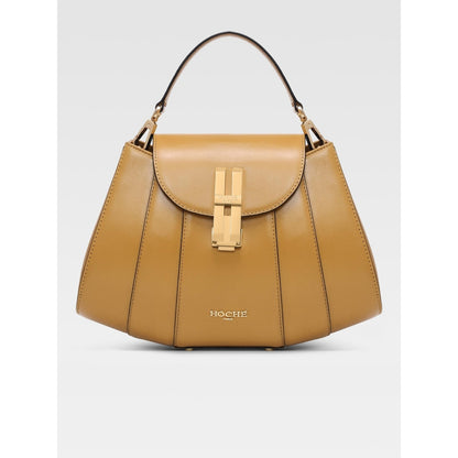 Hoche Paris Brioche Mini Top Handle Leather Handbag - Tan