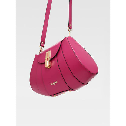 Hoche Paris Brioche Mini Top Handle Leather Handbag - Pink