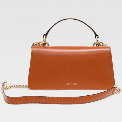 Hoche Paris The H Leather Sling Bag - Brown
