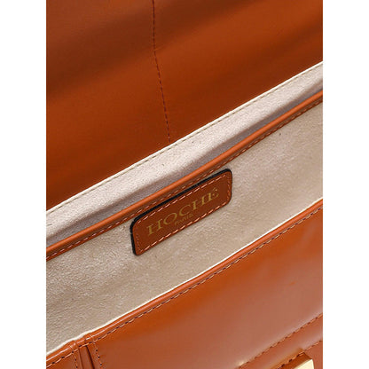 Hoche Paris The H Leather Sling Bag - Brown