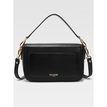 Hoche Paris The H Leather Sling Bag - Black