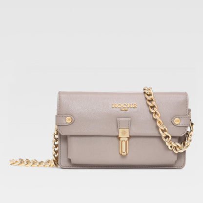 Hoche Paris Taupe Sac Lisse Sling Bag