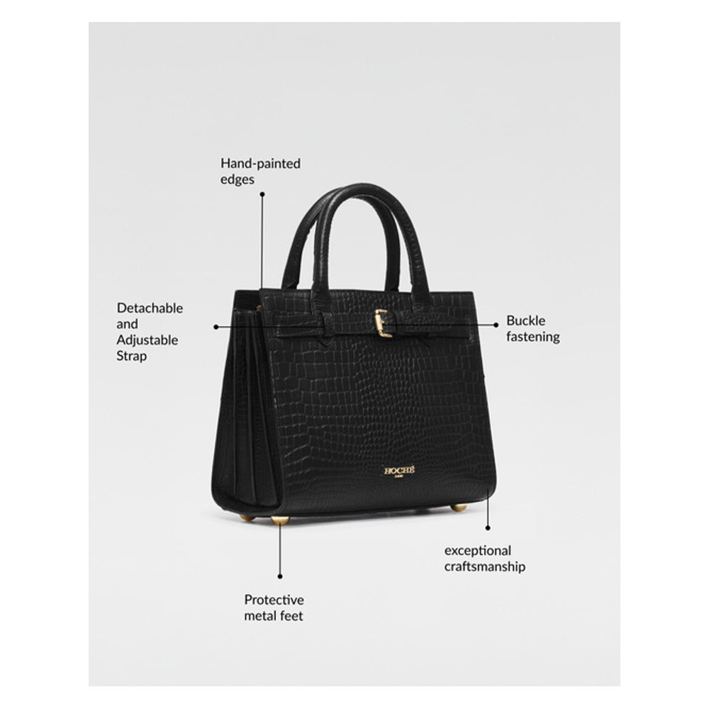 Hoche Paris Black Seattle Tote Bag