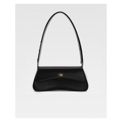 Hoche Paris Black Gaia Baguette Hand Bag