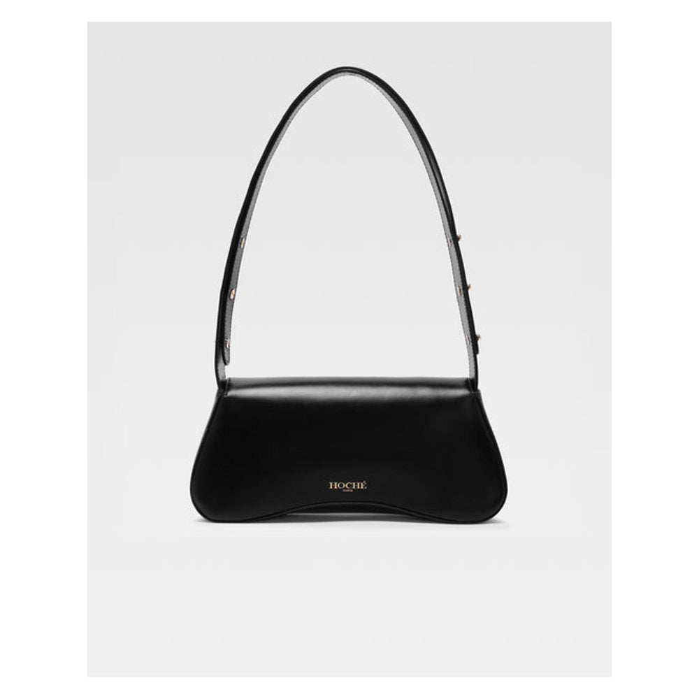 Hoche Paris Black Gaia Baguette Hand Bag