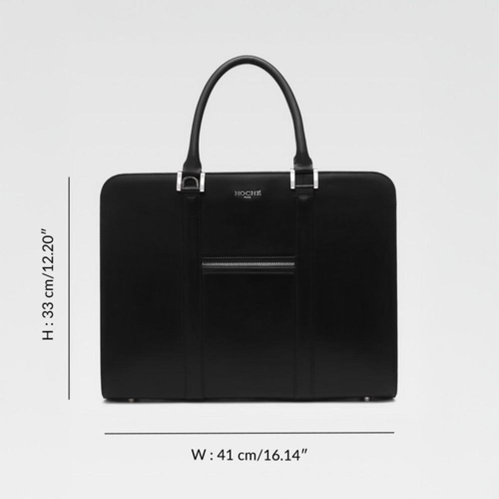 Hoche Paris Black Pinna lepro Laptop Bag