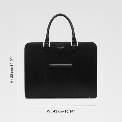 Hoche Paris Black Pinna lepro Laptop Bag