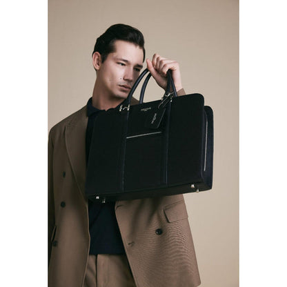Hoche Paris Black Pinna lepro Laptop Bag
