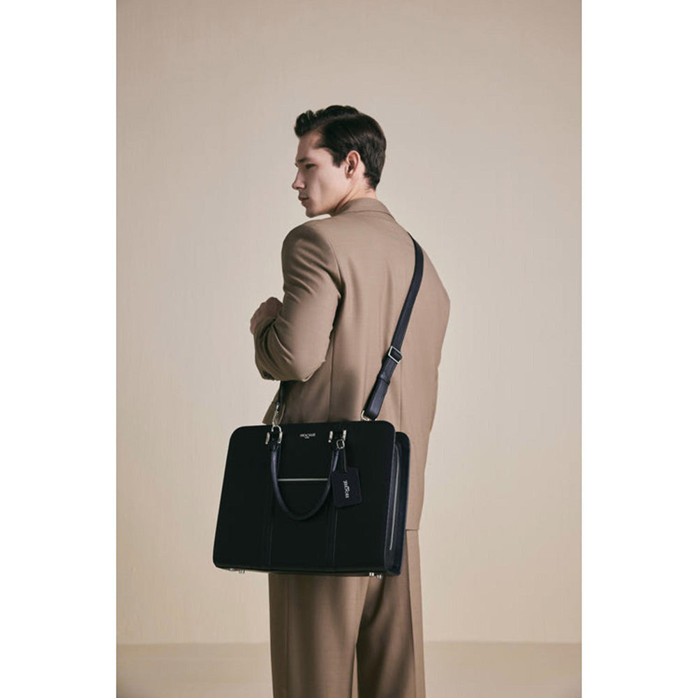 Hoche Paris Black Pinna lepro Laptop Bag