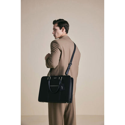 Hoche Paris Black Pinna lepro Laptop Bag