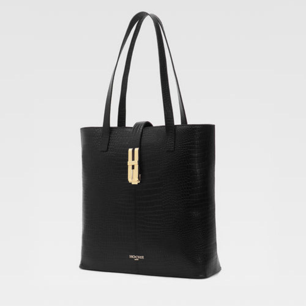Hoche Paris Black Lisbon Black Tote Bag