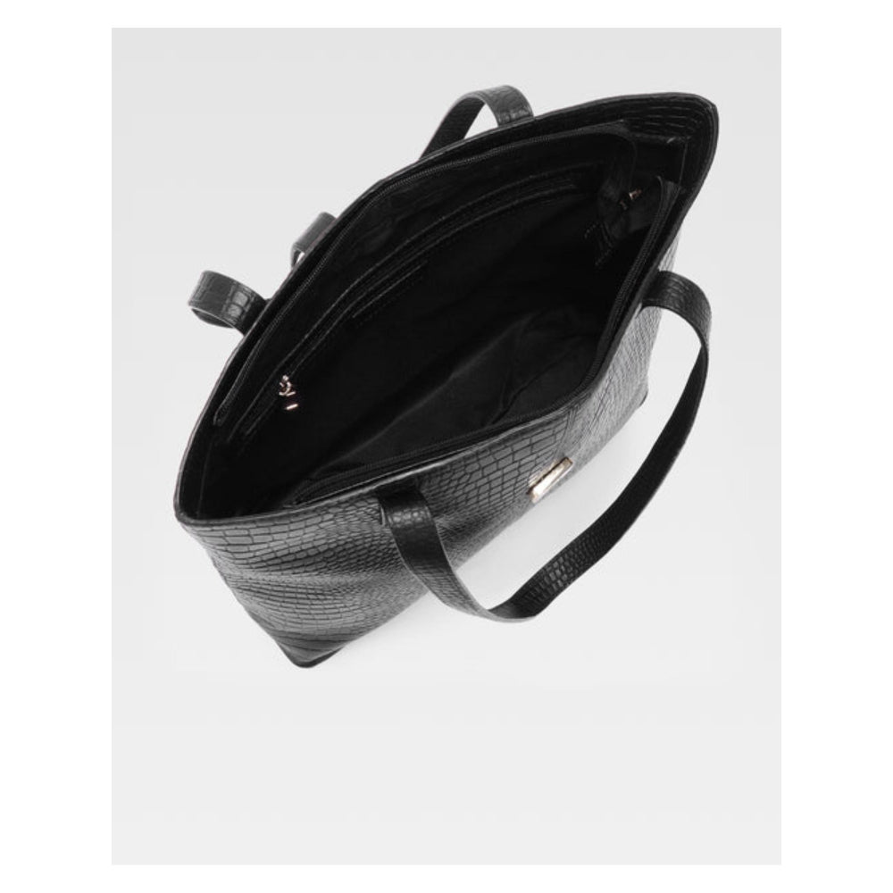 Hoche Paris Black Lisbon Black Tote Bag