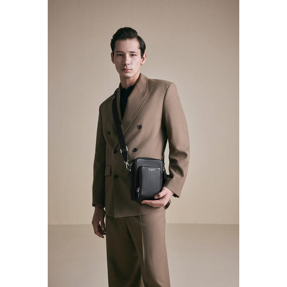 Hoche Paris Black Grandeur Sling Bag
