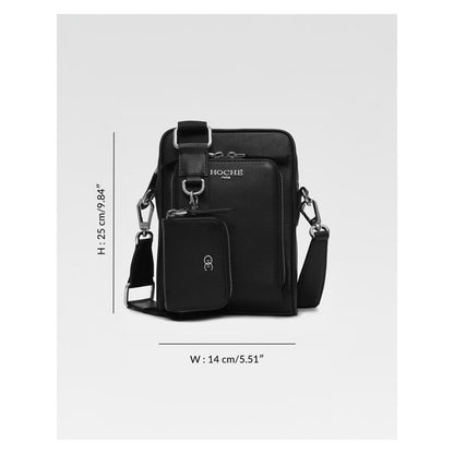 Hoche Paris Black Grandeur Sling Bag