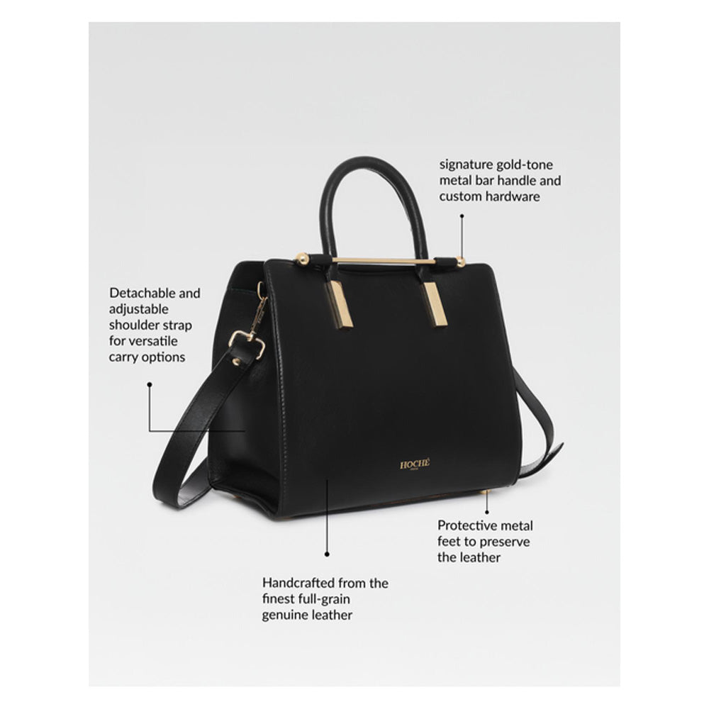 Hoche Paris Black Pas Desole Hand Bag