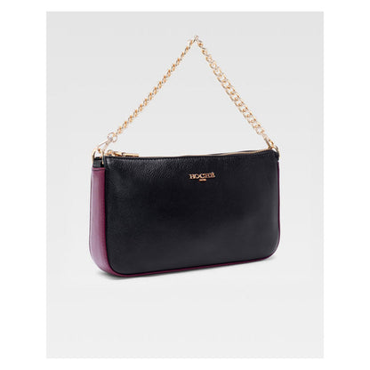 Hoche Paris Burgundy Black Milo Crossbody Bag