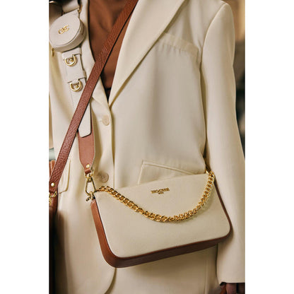 Hoche Paris Off White Black Milo Crossbody Bag