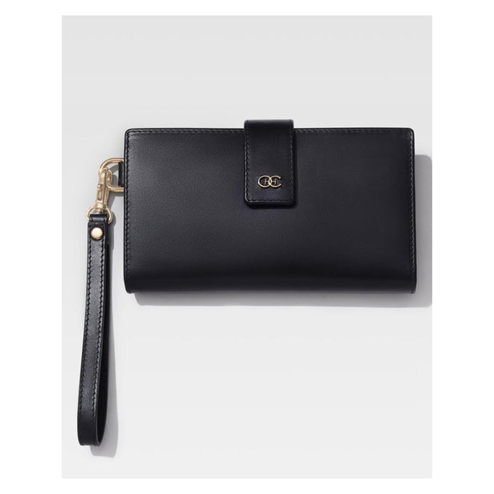 Hoche Paris Black Burgundy Marcelle Wallet