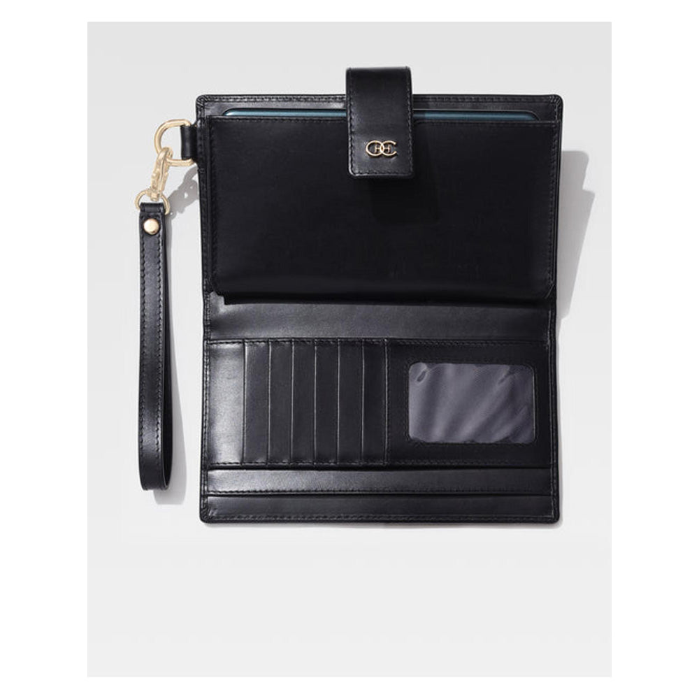 Hoche Paris Black Burgundy Marcelle Wallet