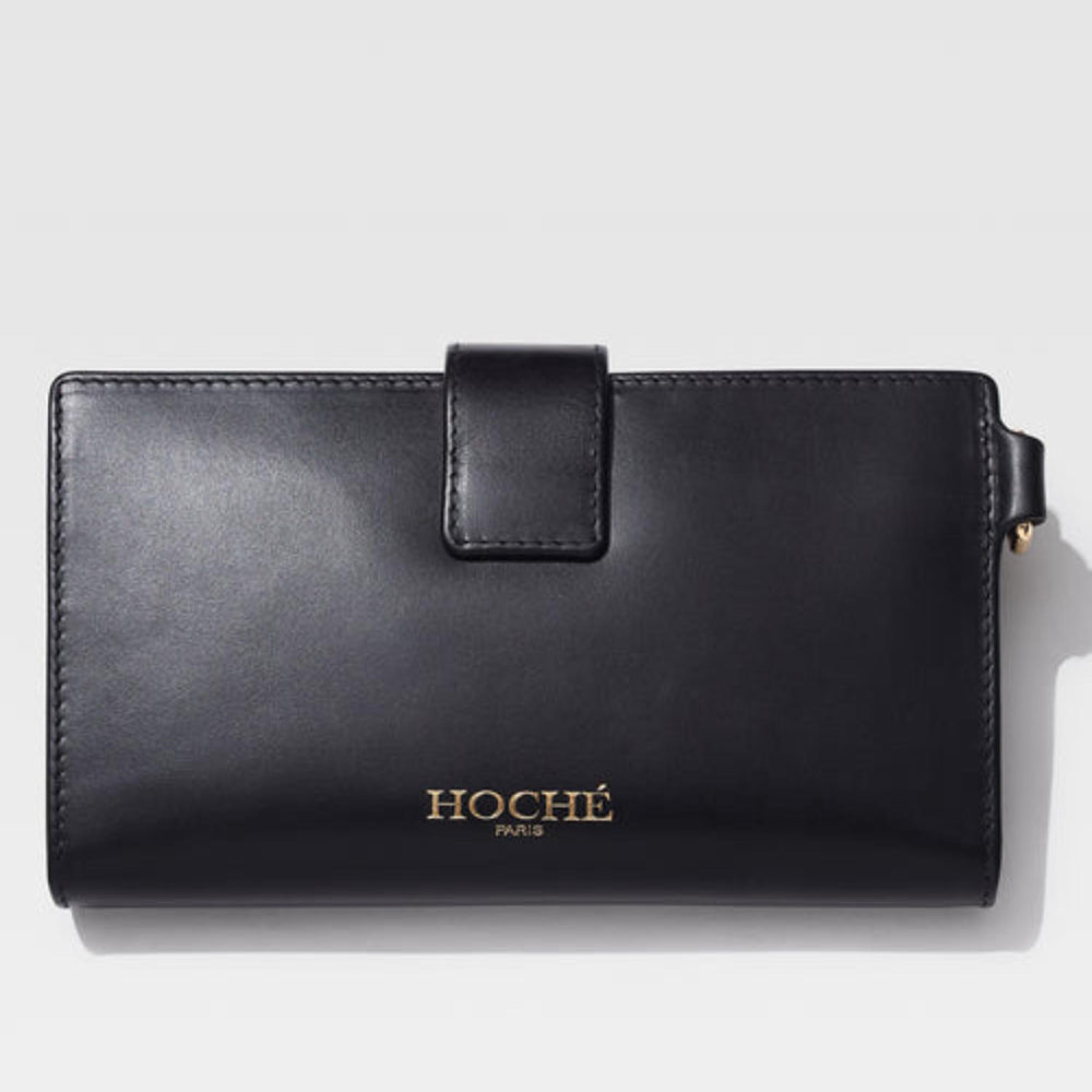 Hoche Paris Black Burgundy Marcelle Wallet