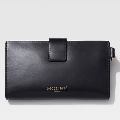 Hoche Paris Black Burgundy Marcelle Wallet
