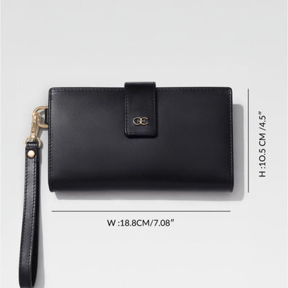 Hoche Paris Black Burgundy Marcelle Wallet