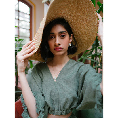 House of Fett Bodrum Laced Top