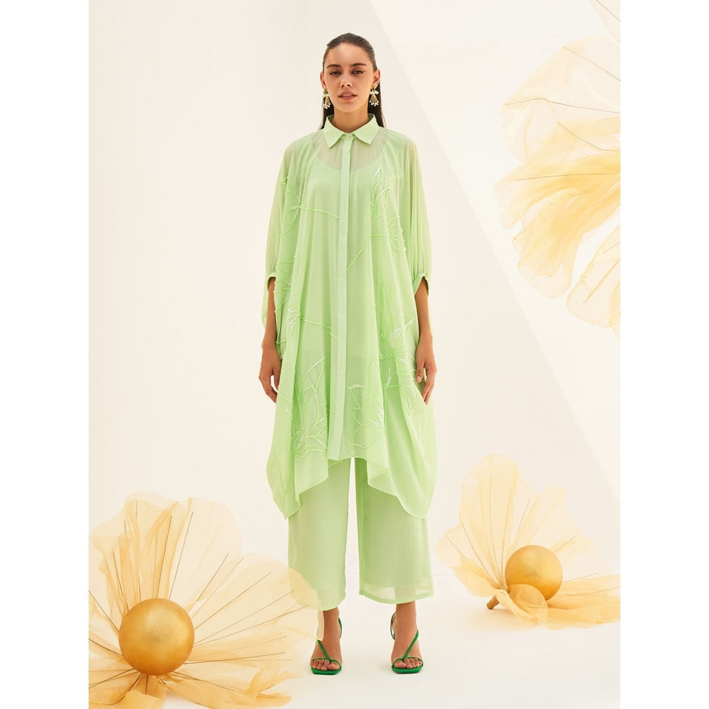 House of Fett Sage Mirage Kaftan Set - Green (Set of 3)