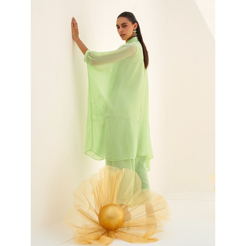 House of Fett Sage Mirage Kaftan Set - Green (Set of 3)