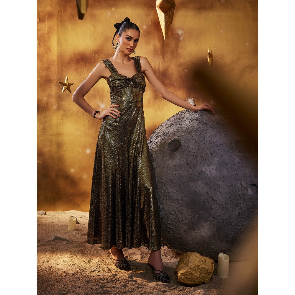 House of Fett Gold Interstellar Jumpsuit