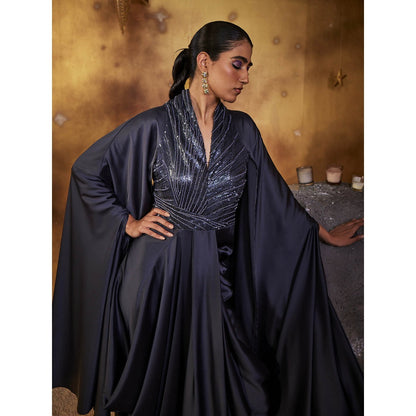 House of Fett Grey Moonlit Gown