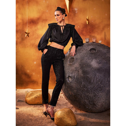 House of Fett Black Spark Co-Ord (Set of 2)