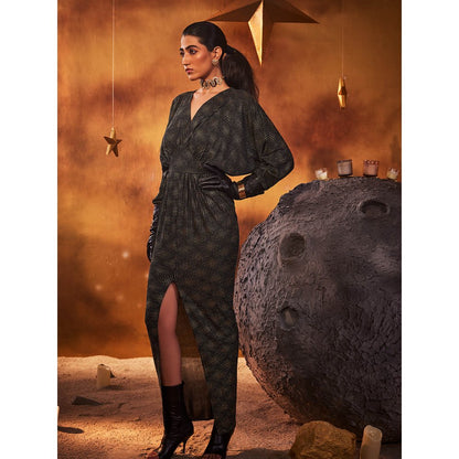 House of Fett Black Asteroid Gown